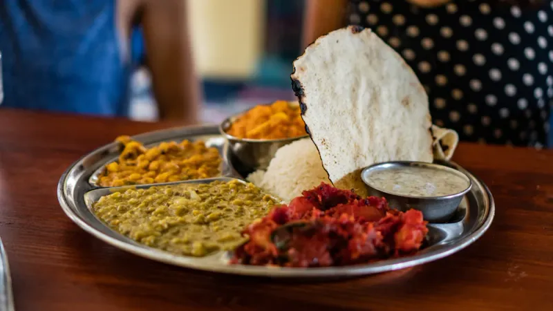 A Punjabi langar meal, Amritsar, Punjab