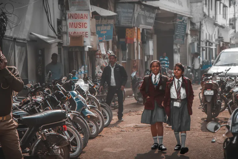The old city bazaar, Amritsar, Punjab