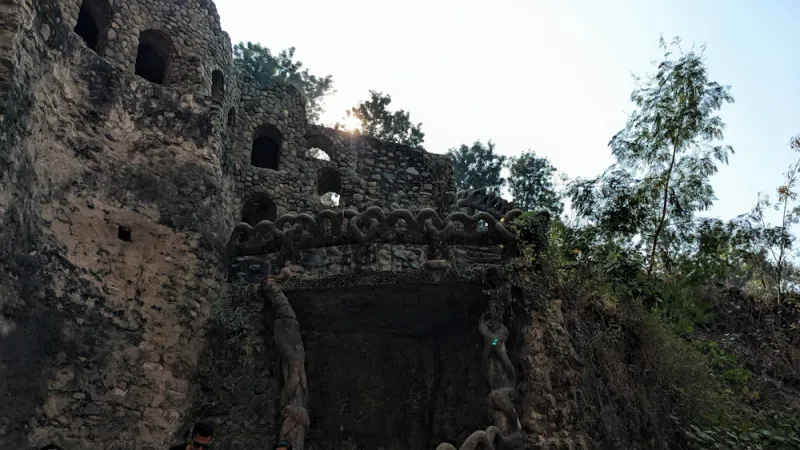The Rock Garden walls, Chandigarh, Chandigarh