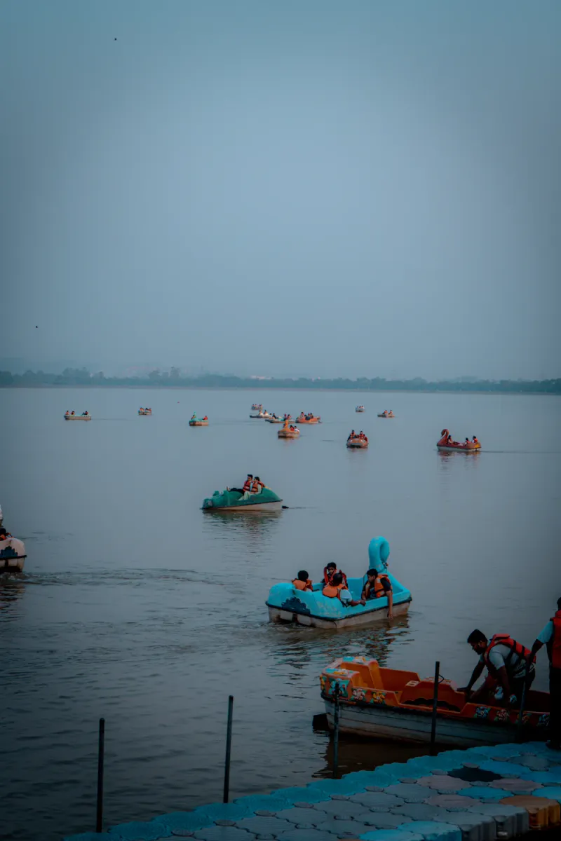 Boating on Sukhna Lake, Chandigarh, Chandigarh