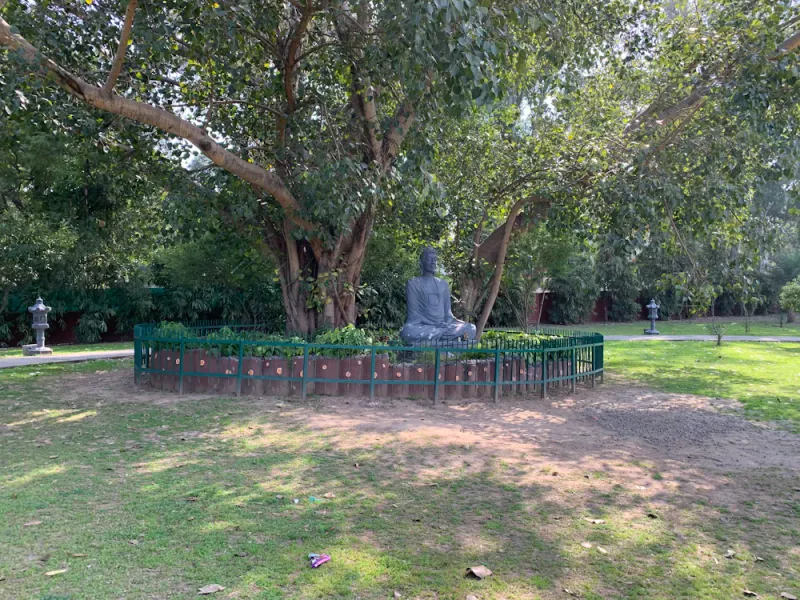 A quiet garden Buddha, Chandigarh, Chandigarh