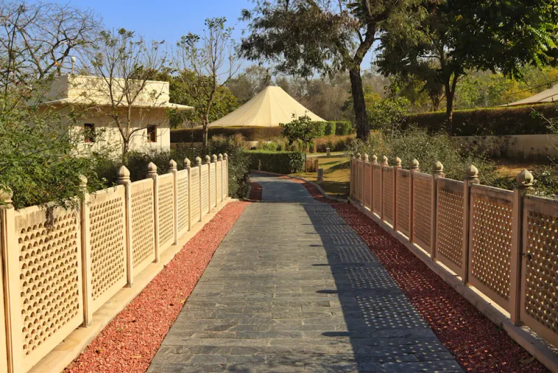Neat garden pathways, Chandigarh, Chandigarh