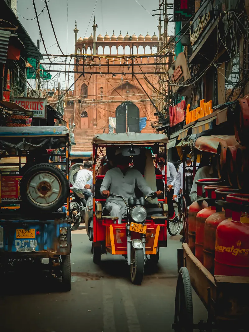 Old Delhi's busy lanes, Delhi, Delhi