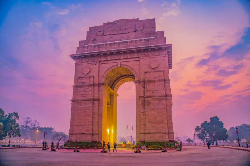 India Gate at twilight, Delhi, Delhi
