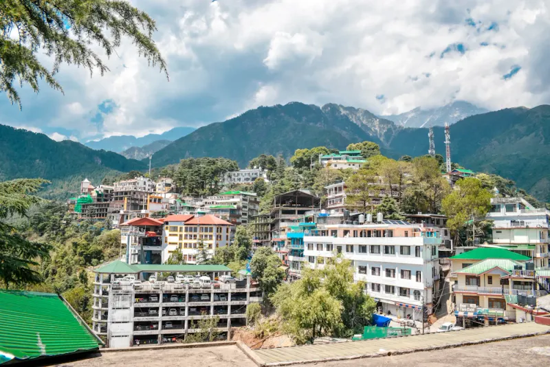 McLeod Ganj town, Dharamshala, Himachal Pradesh