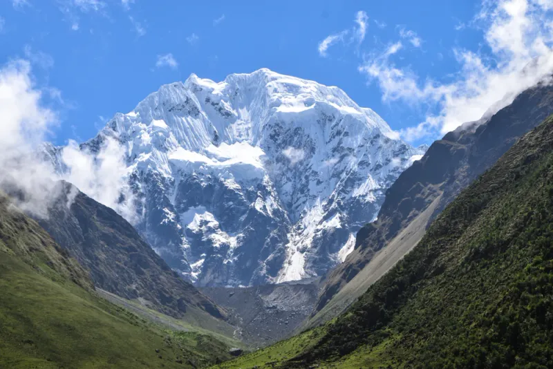 A towering Parvati peak, Kasol, Himachal Pradesh